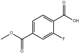 2-氟-4-(甲氧羰基)苯甲酸, 314241-04-8, 结构式