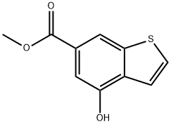 4-羟基-1-苯并噻吩-6-甲酸甲酯,314725-14-9,结构式