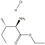 D-ALLO-イソロイシンエチルエステル塩酸塩 化学構造式