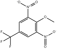 2-methoxy-1,3-dinitro-5-(trifluoromethyl)benzene Struktur