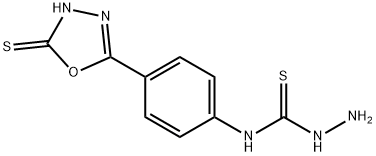4-(4-(5-Mercapto-1,3,4-
oxadiazol-2-yl)phenyl) thioseMicarbazide Structure