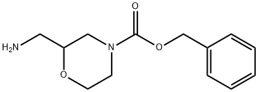 2-(氨基甲基)-4-(苄氧羰基)吗啉, 317365-31-4, 结构式