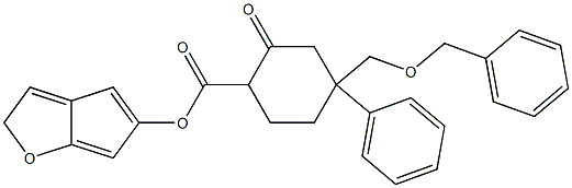 (3aR,4S,5R,6aS)-4-[(benzyloxy)Methyl]-2-oxo-hexahydro-2H-cyclopenta[b]furan-5-yl 4-phenylbenzoate Struktur