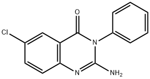 2-氨基-6-氯-3-苯基喹唑啉-4(3H)-酮, 31797-23-6, 结构式