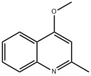 2-メチル4-メトキシキノリン 化学構造式