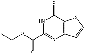 4-氧代-3,4-二氢噻吩并[3,2-D]嘧啶-2-羧酸乙酯 结构式
