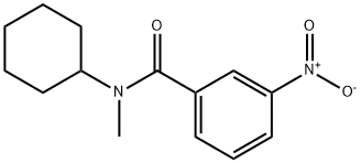 N-环己基-N-甲基-3-硝基苯甲酰胺, 32019-76-4, 结构式