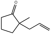 2-烯丙基-2-甲基环戊酮, 32116-66-8, 结构式