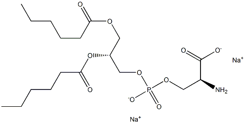 1,2-dihexanoyl-sn-glycero-3-phospho-L-serine (sodiuM salt) Struktur