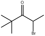 4-ブロモ-2,2-ジメチル-3-ペンタノン 化学構造式