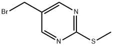 5-(Bromomethyl)-2-(methylthio)pyrimidine Structure