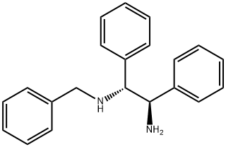 (1R,2R)-1,2-二苯基-N-(苯甲基)-1,2-乙二胺, 324047-70-3, 结构式