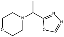 4-(1-(1,3,4-Oxadiazol-2-yl)ethyl)Morpholine Structure