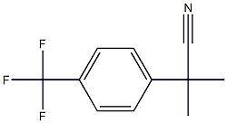2-Methyl-2-(4-trifluoroMethyl-phenyl)-propionitrile Struktur