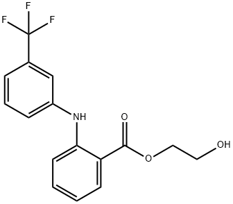 BETA-羟基乙基氟灭酸酯 结构式