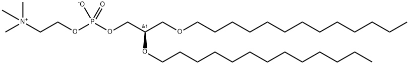 1,2-di-O-tridecyl-sn-glycero-3-phosphocholine Struktur