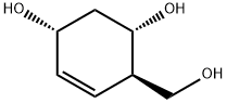 (1R, 4R, 5S)-4-hydroxyMethyl-cyclohex-2-en-1,5-diol,328926-81-4,结构式