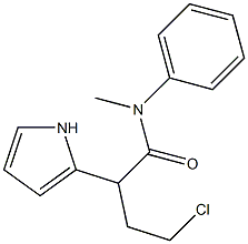 4-Chloro-N-Methyl-N-phenyl-2-(2-pyrrolyl)butanaMide Structure