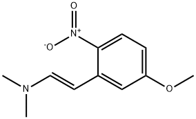 (E)-2-(5-甲氧基-2-硝基苯基)-N,N-二甲基乙胺, 32989-62-1, 结构式