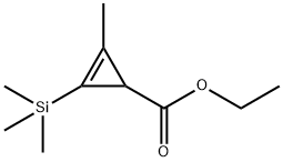 ethyl 2-Methyl-3-(triMethylsilyl)cycloprop-2-enecarboxylate Structure