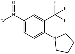 1-[4-Nitro-2-(trifluoroMethyl)phenyl]pyrrolidine Struktur