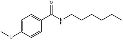 N-n-Hexyl-4-MethoxybenzaMide, 97% Struktur