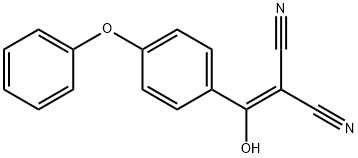 2-[羟基(4-苯氧基苯基)亚甲基]丙二腈,330792-68-2,结构式
