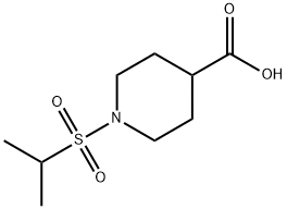1-(Isopropylsulfonyl)piperidine-4-carboxylic Acid Struktur
