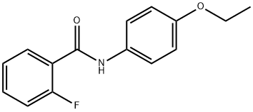 N-(4-乙氧基苯基)-2-氟苯甲酰胺, 331445-15-9, 结构式