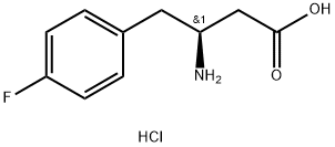 (S)-3-AMino-4-(4-fluorophenyl)-butyric acid-HCl Structure