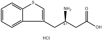 (R)-3-AMino-4-(3-benzothienyl)-butyric acid-HCl Structure