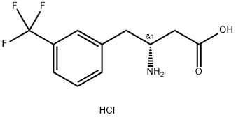(R)-3-AMino-4-(3-trifluoroMethylphenyl)-butyric acid-HCl Structure