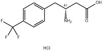 (R)-3-AMino-4-(4-trifluoroMethylphenyl)-butyric acid-HCl Structure