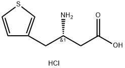 (S)-3-AMino-4-(3-thienyl)-butyric acid-HCl Structure