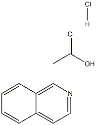 (R)-2-tetrahydroisoquinoline acetic acid-HCl 化学構造式