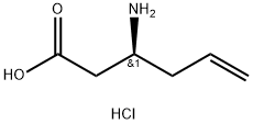 S-3-氨基-5-己烯酸.盐酸盐, 332064-77-4, 结构式