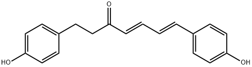 1,7-BIS(4-HYDROXYPHENYL)HEPTA-4,6-DIEN-3-ONE,332371-82-1,结构式