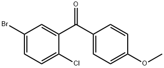 (5-broMo-2-chloro-phenyl)-(4-ethoxy-phenyl)-Methanone Struktur