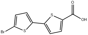 5-(5-溴噻吩-2-基)噻吩-2-羧酸 结构式