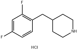 4-(2,4-二氟苯甲基)哌啶盐酸盐,333985-60-7,结构式