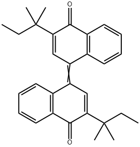 2-(1,1-diMethylpropyl)-4-[3-(1,1-diMethylpropyl)-4-oxo-1(4H)-naphthalenylidene]-1(4H)-Naphthalenone|叔戊基联萘醌