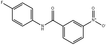 N-(4-氟苯基)-3-硝基苯甲酰胺,33489-69-9,结构式