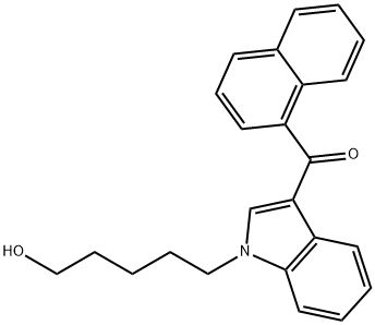 (1-(5-hydroxypentyl)-1H-indol-3-yl)(naphthalen-1-yl)Methanone Structure