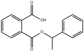 1-Phenylethyl hydrogen phthalate Structure