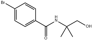 BroMo-N-(2-hydroxy-1,1-diMethylethyl)benzaMide 结构式