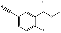 5-氰基-2-氟苯甲酸甲酯, 337362-21-7, 结构式