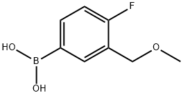 4-fluoro-3-(MethoxyMethyl)phenylboronic acid Struktur