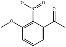 3-甲氧基-2-硝基苯乙酮, 33852-43-6, 结构式