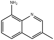 3-甲基-8-喹啉胺, 3393-71-3, 结构式
