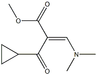 (1-cyclopropyl-Methanoyl)-diMethylaMino-acrylic acid Methyl ester Structure